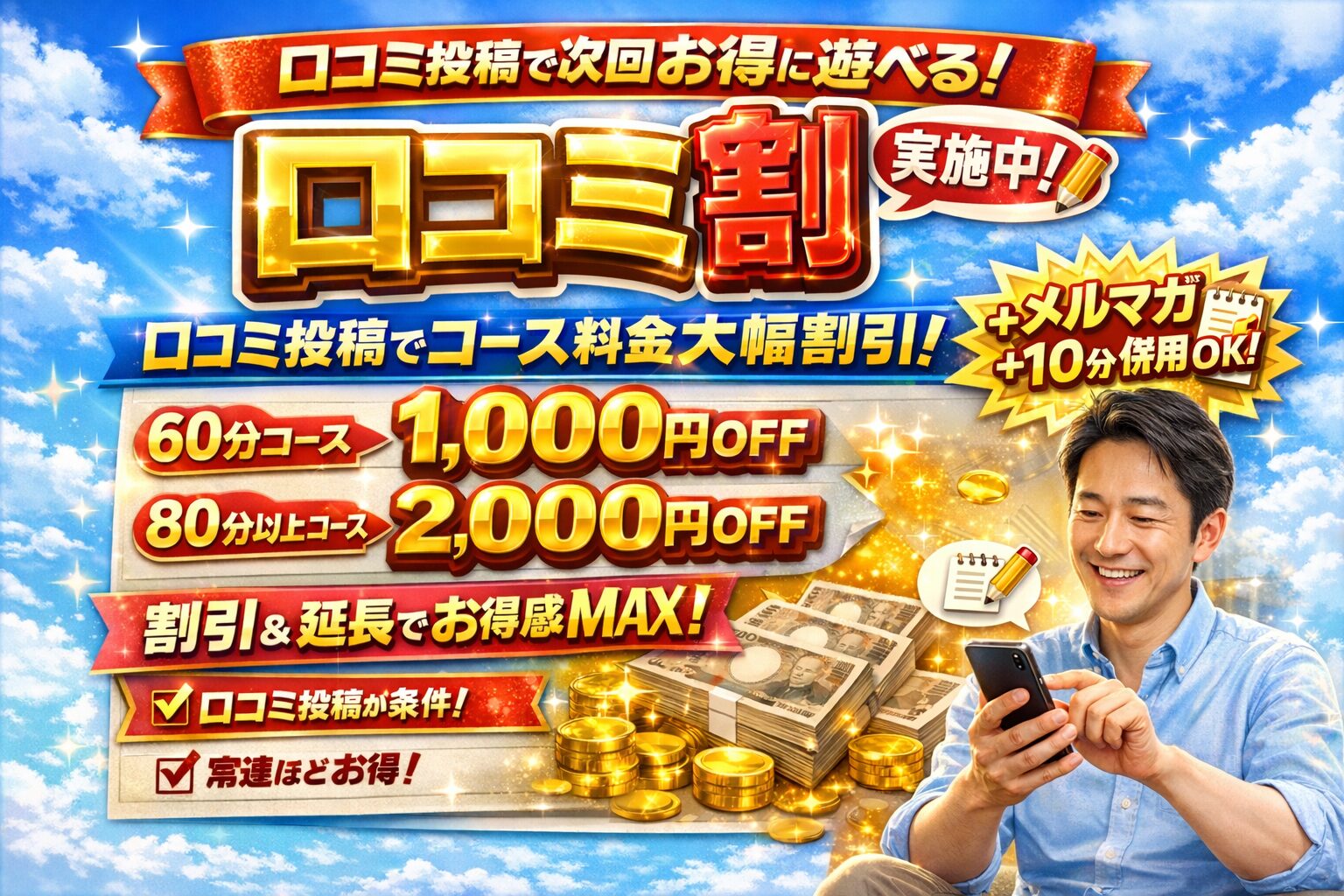 口コミ割