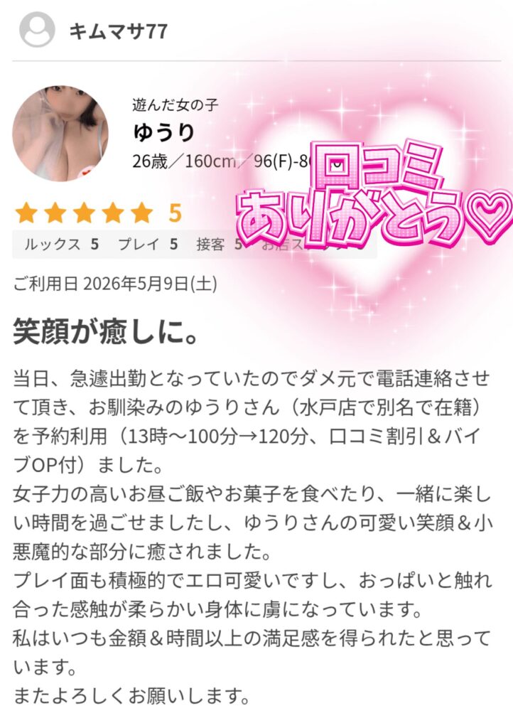 ゆうりの写メ日記