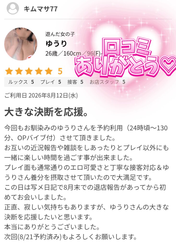 ゆうりの写メ日記